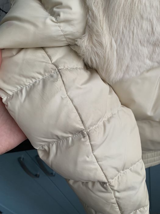 Пуховик з хутром кроля