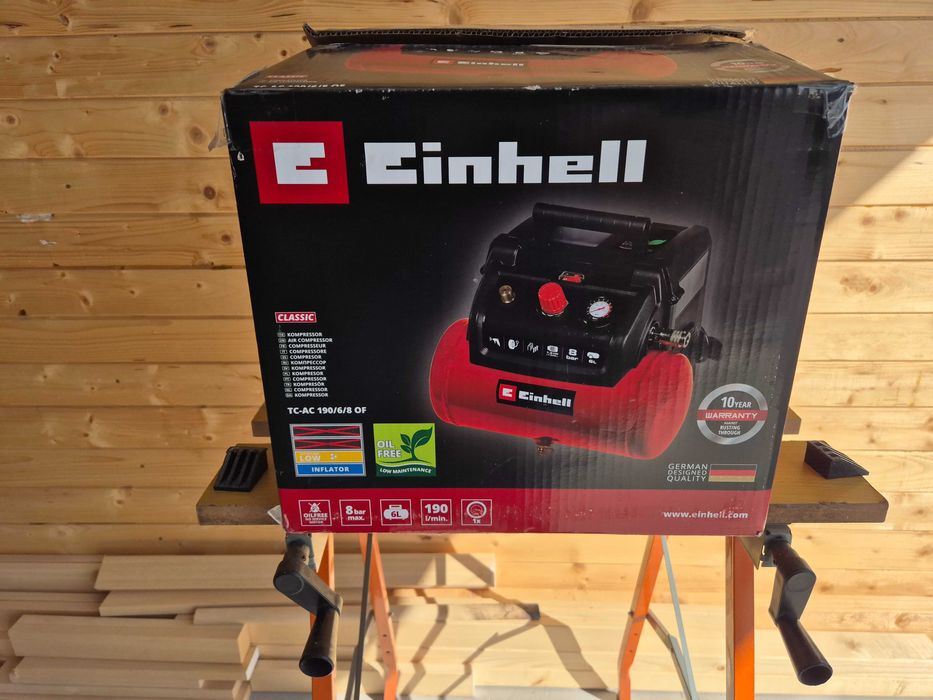 Einhell kompresor 8 Bar/6 L