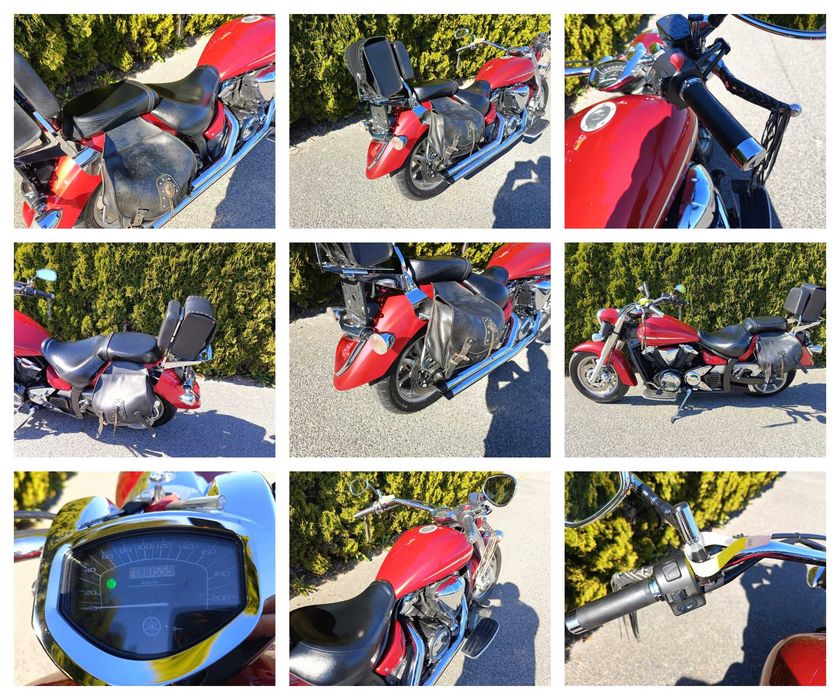 Yamaha XVS 1300 Midnight Star, 2009 r. UBRANA, transport, raty na oświadczenie!