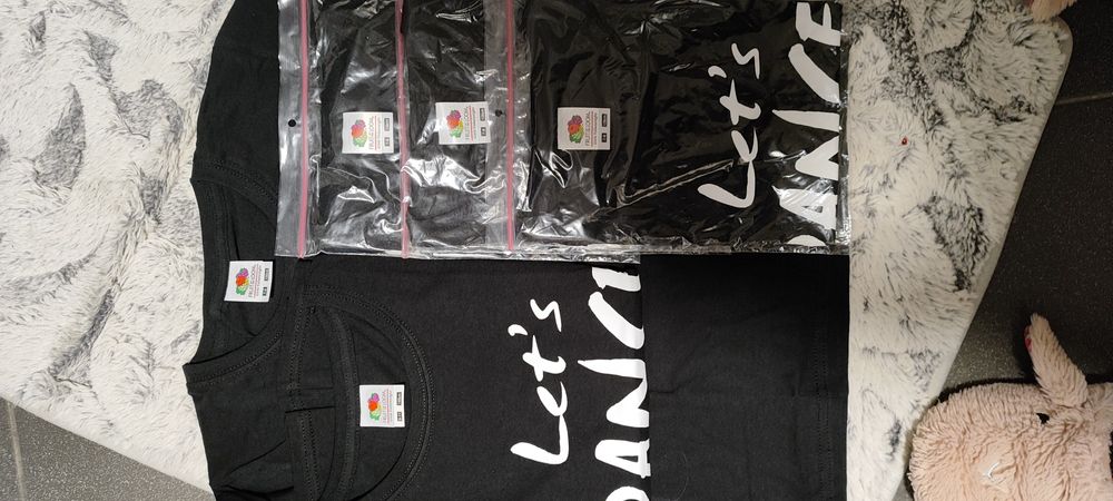 Koszulki z napisem lets dance