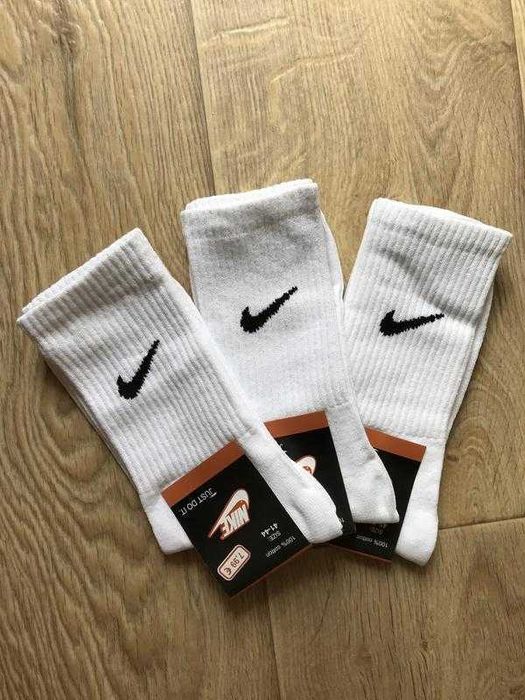 12 пар - 220грн! Носки высокие Nike мужские 100% хлопок шкарпетки найк