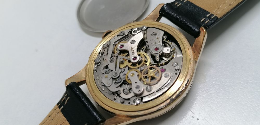 Relógio cauny cronógrafo para restauro