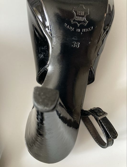 Buty * PRIMA MODA * Rozmiar 38 * DAMSKIE * Czarne * UŻYWANE
