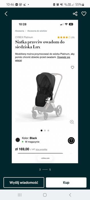 Moskitiera cybex