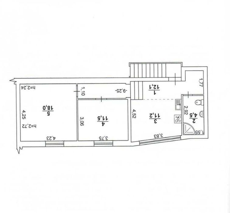 УКОМПЛЕКТОВАНА 2-х кім.Квартира з НАВІС та парко місцям- ДЕРЖ ПРОГРАМИ