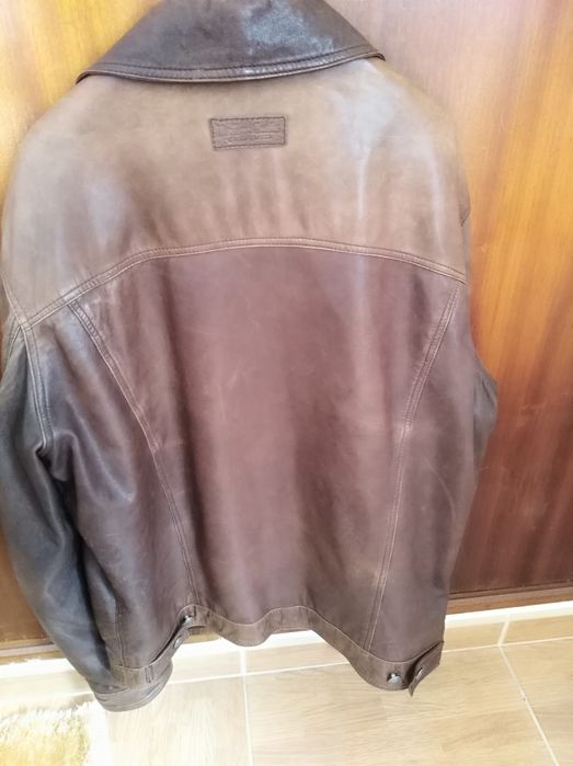 Casaco em pele genuína também M / l