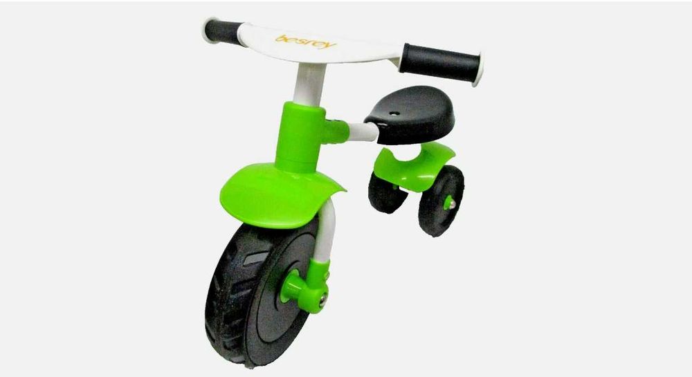 Rowerek Biegowy BESREY zielono-biały