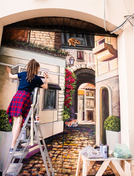 Граффити, роспись и художественное оформление стен и фасадов