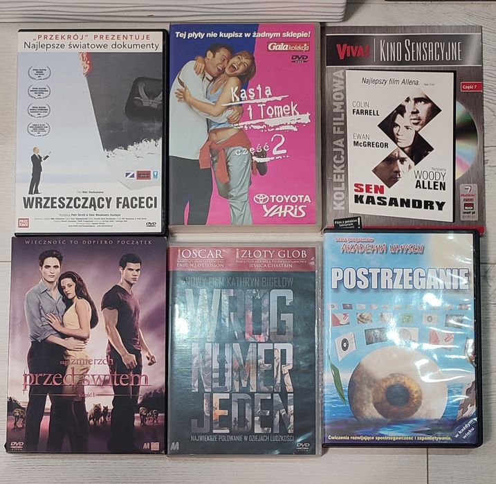 Zestaw DVD płyt kino