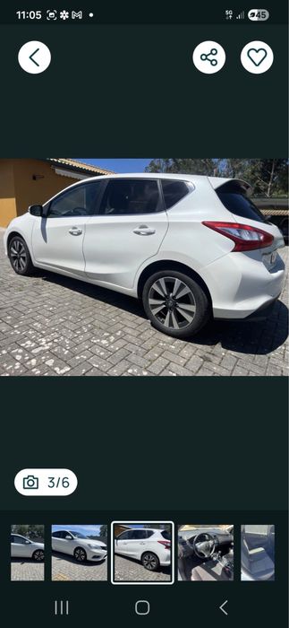 Nissan Pulsar 1.5 dCI Acenta - 2015 / 153.000 km / Impecável