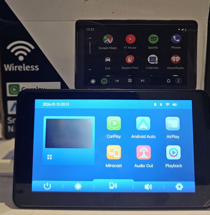 Radios 1 DIN android auto e carplay (Vários)