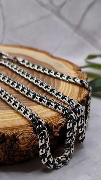 Срібний ланцюжок 65г серебряная цепочка серебро 925  срібна мужская