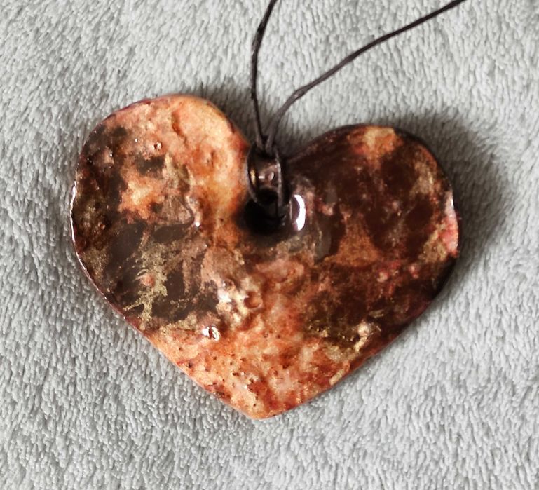 Wisiorek zawieszka serce naszyjnik Walentynki Dzień Kobiet