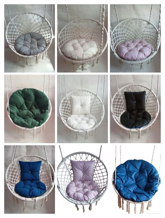 Poduszka na huśtawkę fotel wiszący bocianie Gniazdo