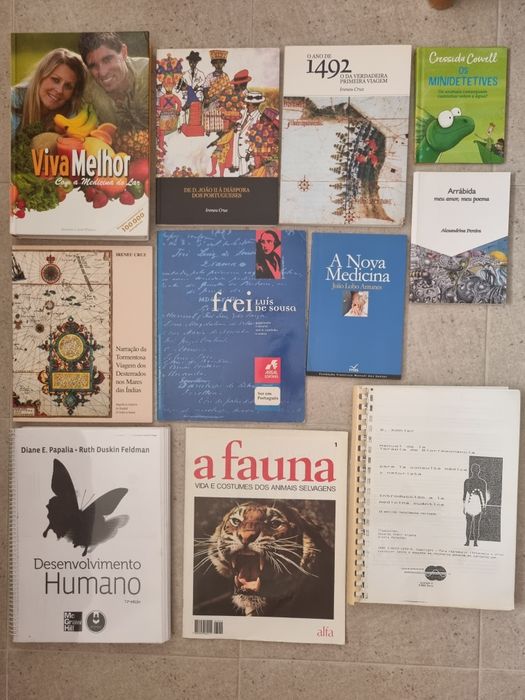 Livros de diferentes temáticas - ver fotos