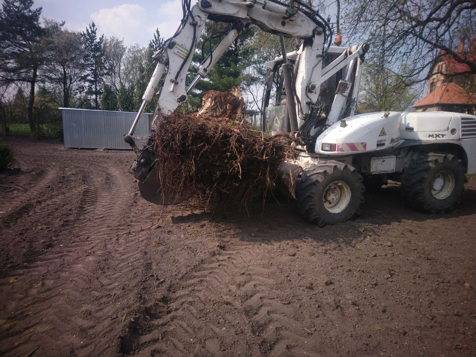 Mecalac usługi, koparka, koparko-ładowarka, kruszywa, kucie młotem,