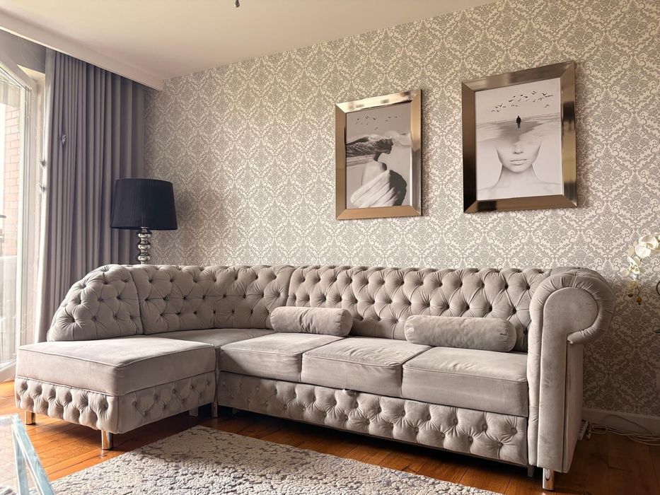 Sylowy narożnik Chesterfield