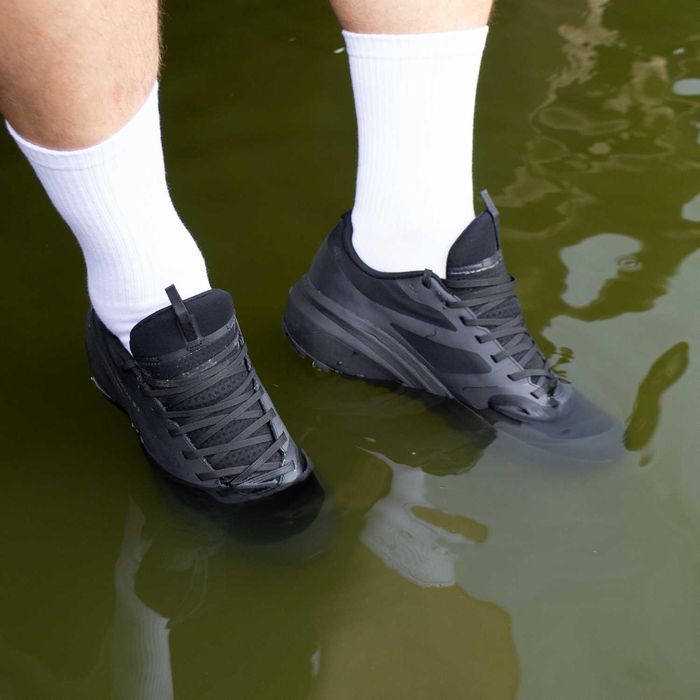 【HighWay】 Трекинговые кроссовки outdoor Gore-Tex & Vibram черные