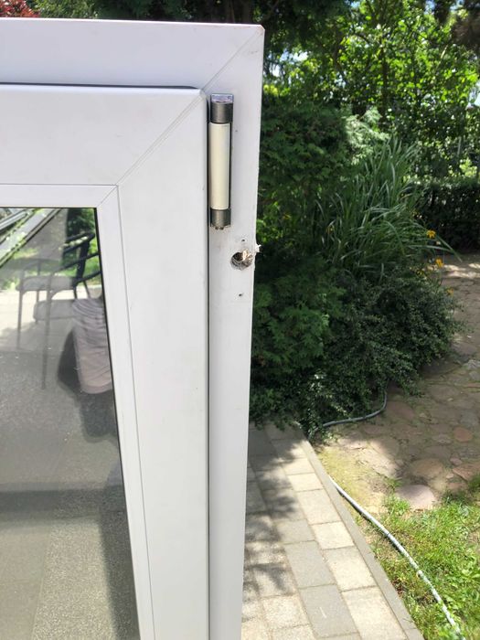 używane okno pcv wys 153 cm/ szer 123 cm