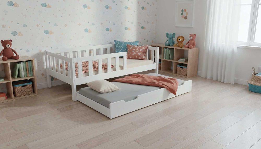 Łóżko dziecięce z drewna – wysyłka cała polska | LULLU PL
