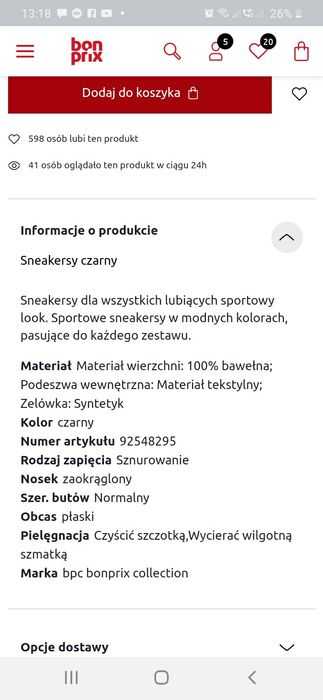 Trampki Burty damskie  r 41