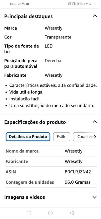 Intermitente de retrospetor da porta direita Mercedes