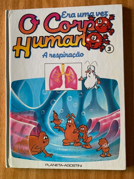 Livro "Era uma vez o corpo humano - Nº 3 - A respiração"
