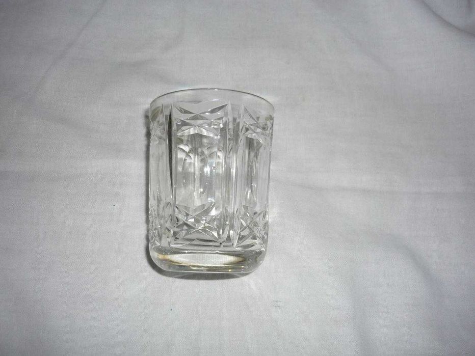 copos vidro facetado pequenos shot antigos