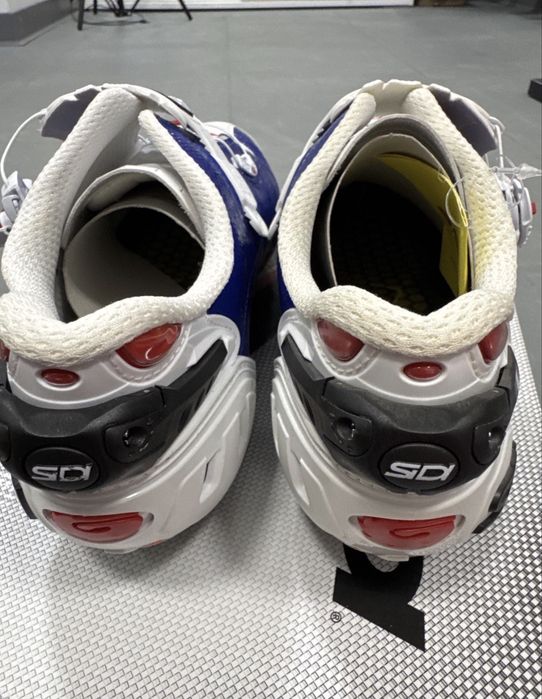 Buty szosa Sidi Wire 2 Carbon biało-nieb 44,5