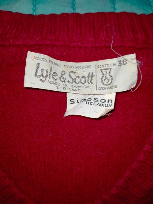 Sweter damski Lyle& Scott r.38 kaszmir