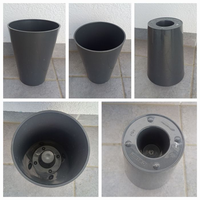 Osłonka plastikowa, Doniczka, 9 sztuk