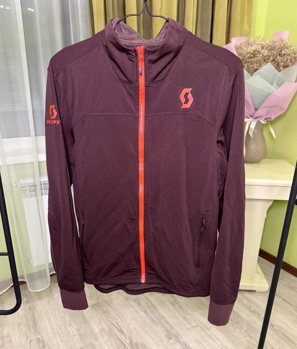 Кофта Куртка Scott Trail MTN Merino Jacket - Maroon Red Оригінал