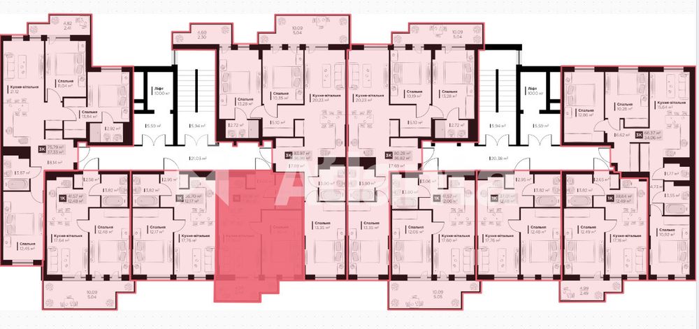 Продаж 1-кімнатної квартира в ЖК Perfect Life в зданій секції у м. Винники