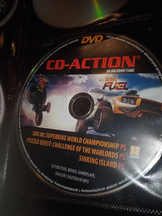 CD-Action 08/2009 #168 – Puzzle Quest, SBK 08, Sinking Island PL