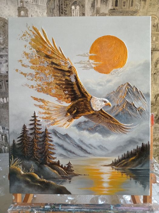 Інтер'єрна фактурна картина 40×50