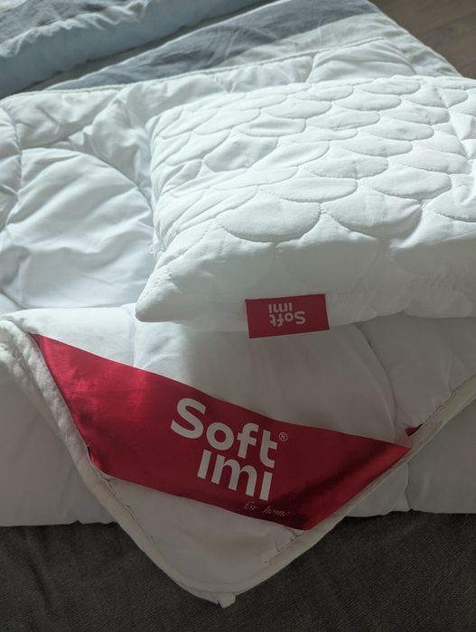 Kołdra z poduszką soft imi