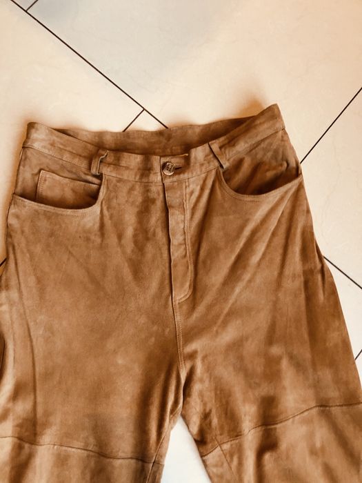 JOY spodnie skórzane