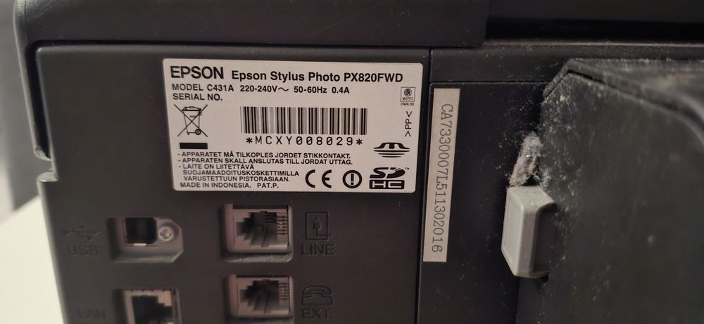 Drukarka Epson Photo PX820FWD