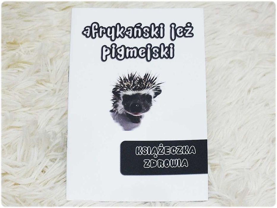 Książeczka Zdrowia Jeż pigmejski Nowa