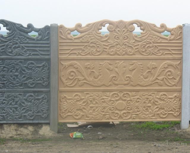 Паркан, європаркан,  в наявності, Світ бурківки та бетону. Всі кольори