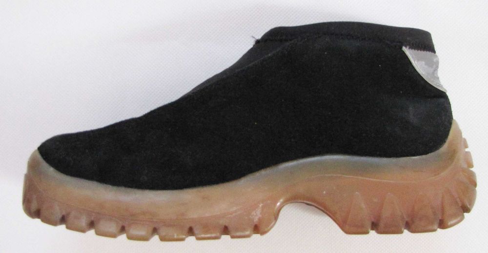 DKNY czarne botki damskie zamsz naturalny 38