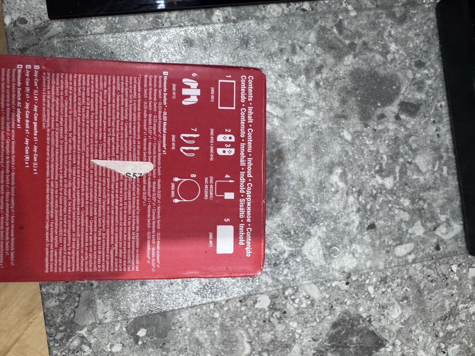 Nintendo switch oled pelen zestaw mało uzywana