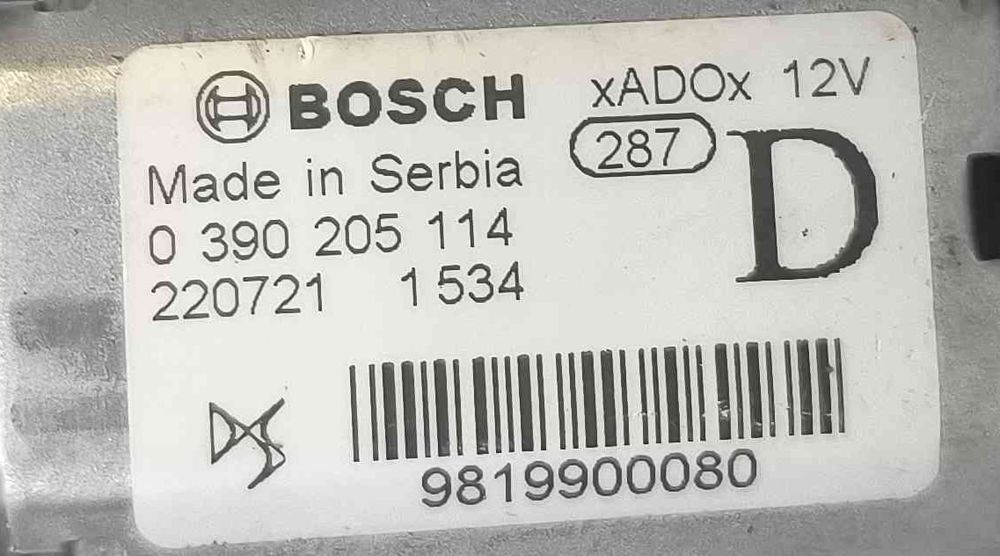Motor Limpa Vidros Trás 9819900080 - PEUGEOT 308 SW III