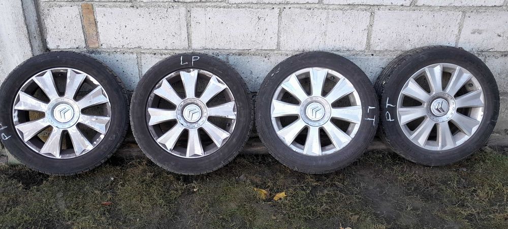 Felgi 17 4x108 z oponami do citroen