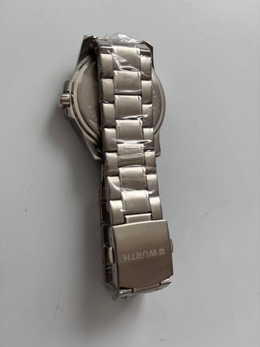 Zegarek męski wurth srebrna bransoletka