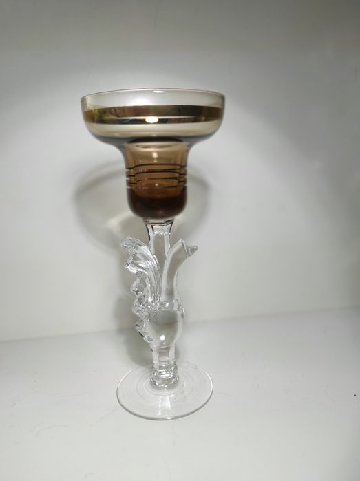 Підсвічник Либідь скло