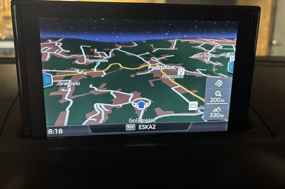 Audi a3 8v usa lampa tył jezyk polski kodowanie mapy car play android