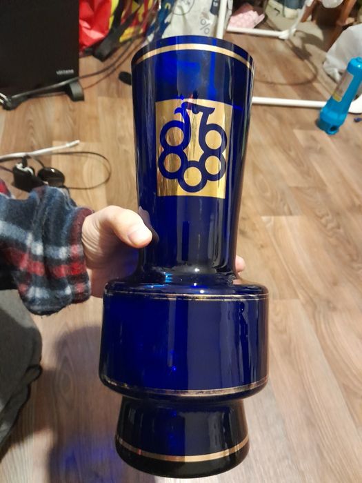 Wazon szklany hortensja