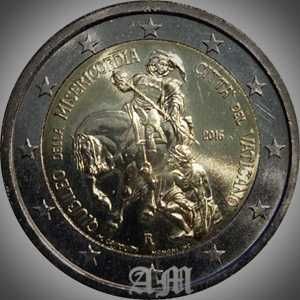 VATICANO - 2€ Moeda Jubileu da Misericórdia 2016