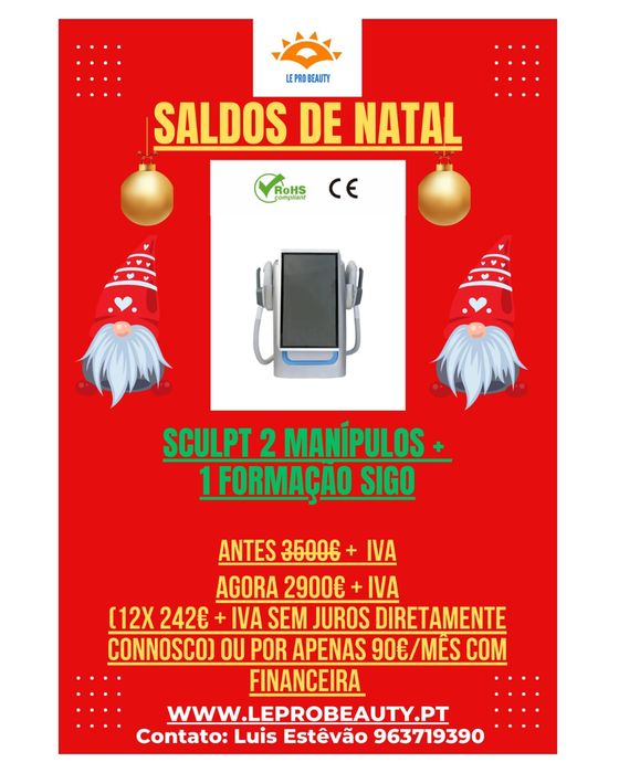 Sculpt 2 manípulos + 1 ano garantia +  Curso DGERT